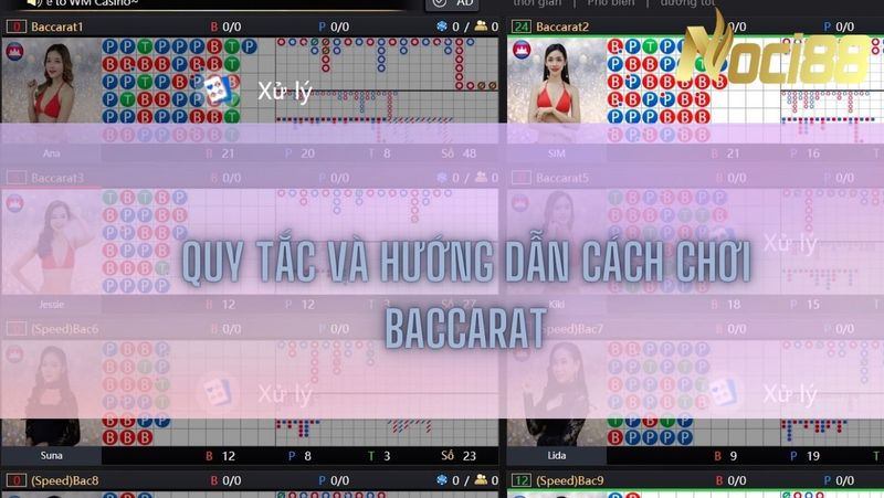 Cách chơi Baccarat tại Noci88 bách chiến bách thắng dành cho cược thủ 5 Quy tắc và hướng dẫn cách chơi Baccarat